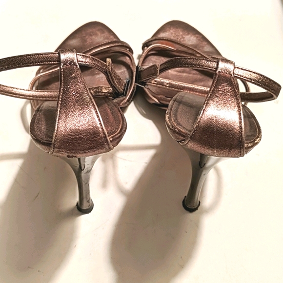 Specchio Metallic Strap Sandals - Picture 3 of 5